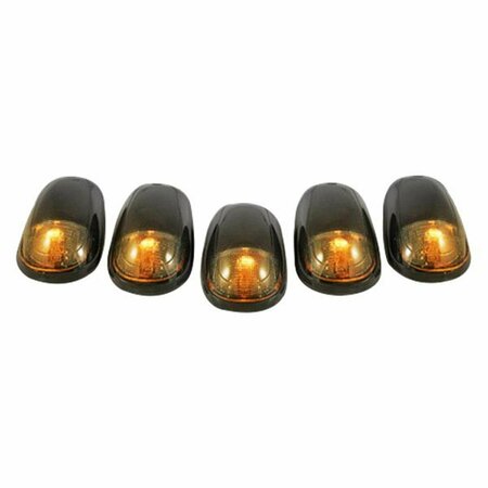 COMPLETE ATHLETE Lights Smoke Lens Black Base Amber LED Bulbs  for 2003-2014 Ram 2500HD & 3500HD 5 Piece CO2622514